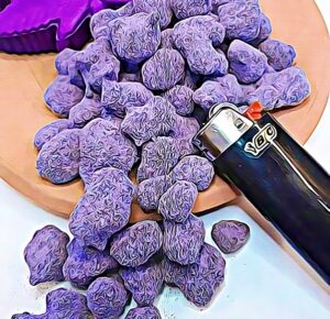 what are purple moon rocks